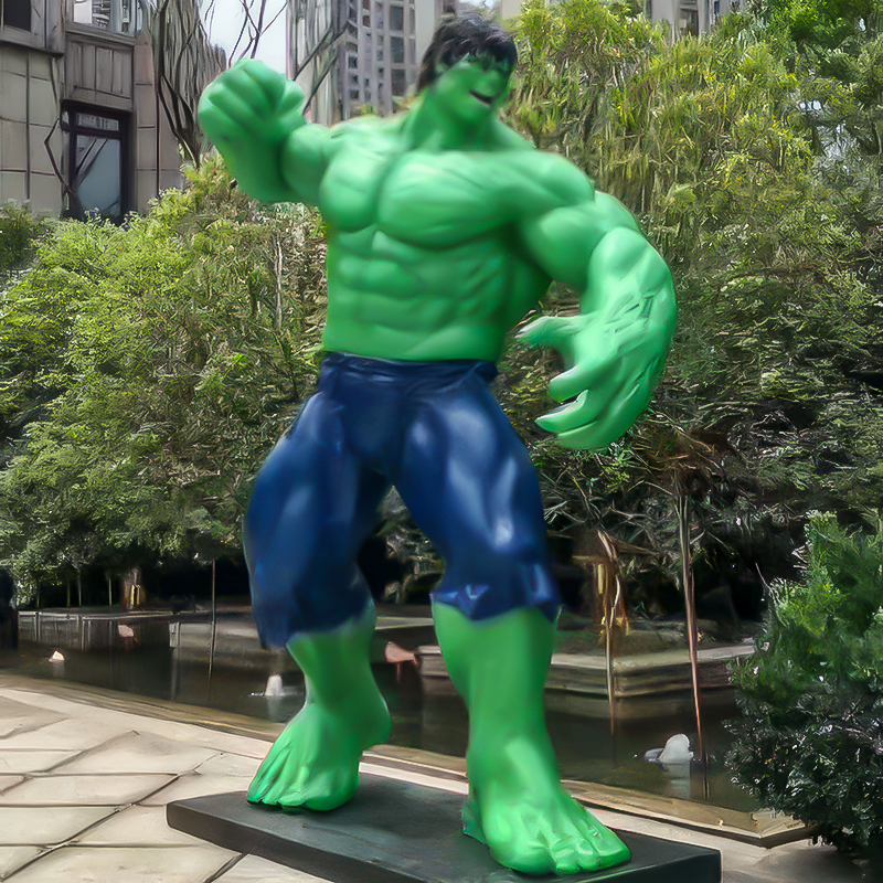 Przyjazny dla środowiska wystrój domu i kolekcjonerzy Włókno Hulk Statua dla fanów Marvela Przyjazny dla środowiska wystrój domu i kolekcjonerzy Włókno Hulk Statua dla fanów Marvela