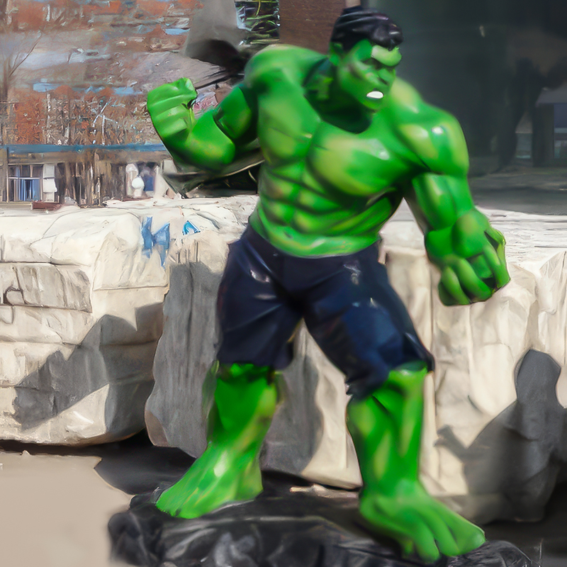 Przyjazny dla środowiska wystrój domu i kolekcjonerzy Włókno Hulk Statua dla fanów Marvela Przyjazny dla środowiska wystrój domu i kolekcjonerzy Włókno Hulk Statua dla fanów Marvela