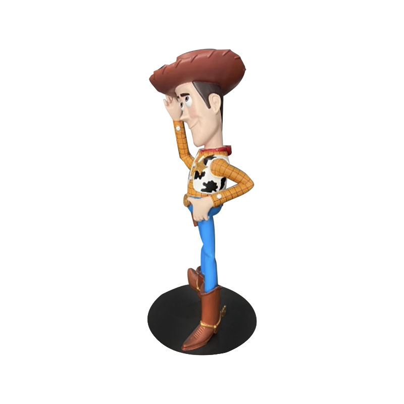 Szeryf Woody Fibreglass Statue z realistycznymi detalami do dekoracji na świeżym powietrzu i w pomieszczeniach